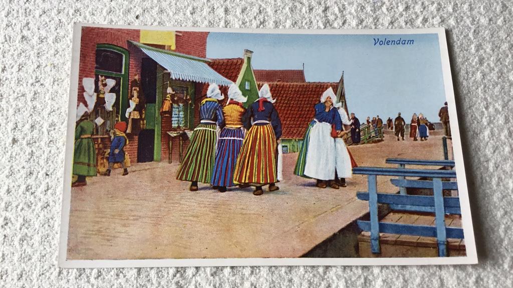 Volendam., Ophalen of Verzenden, 1940 tot 1960, Ongelopen, Noord-Holland