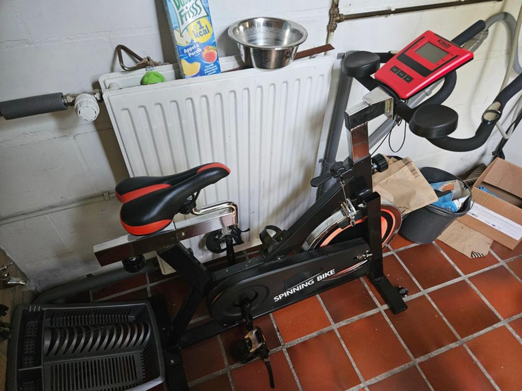 Kibani Spinning Bike - Zo goed als nieuw, Ophalen, Spinningfiets, Zo goed als nieuw, Metaal