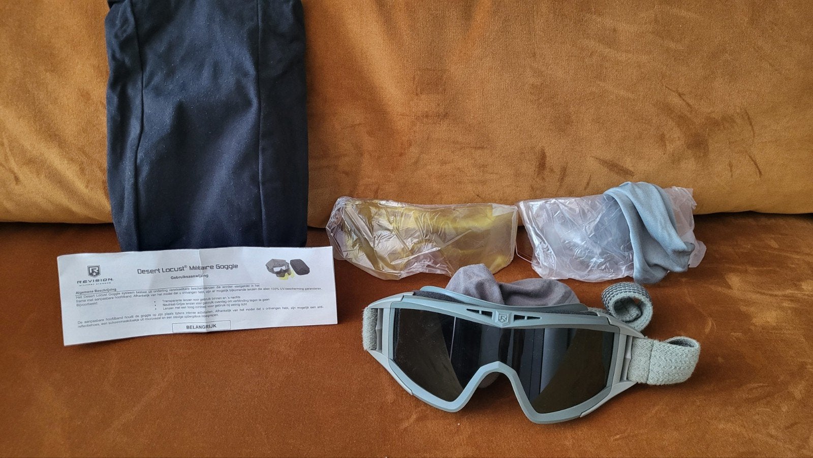 Revision Desert Locust Militaire Goggle - Nieuwstaat, Ophalen of Verzenden, Landmacht, Overige gebieden, Overige typen