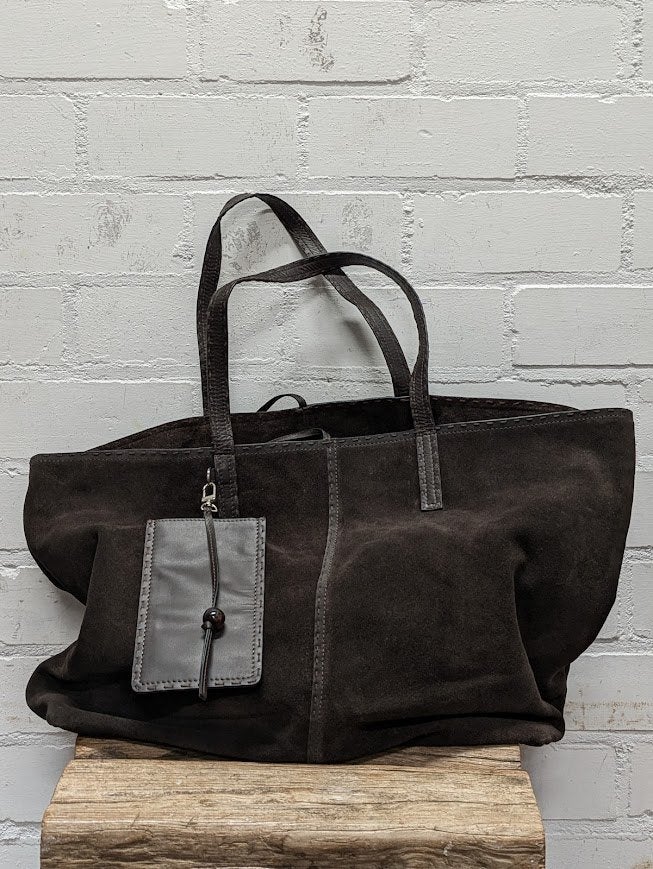 Becksondergaard - Prachtige leren XXL shopper - Nieuw €225, 40 tot 60 cm, 30 cm of meer, Bruin, Verzenden