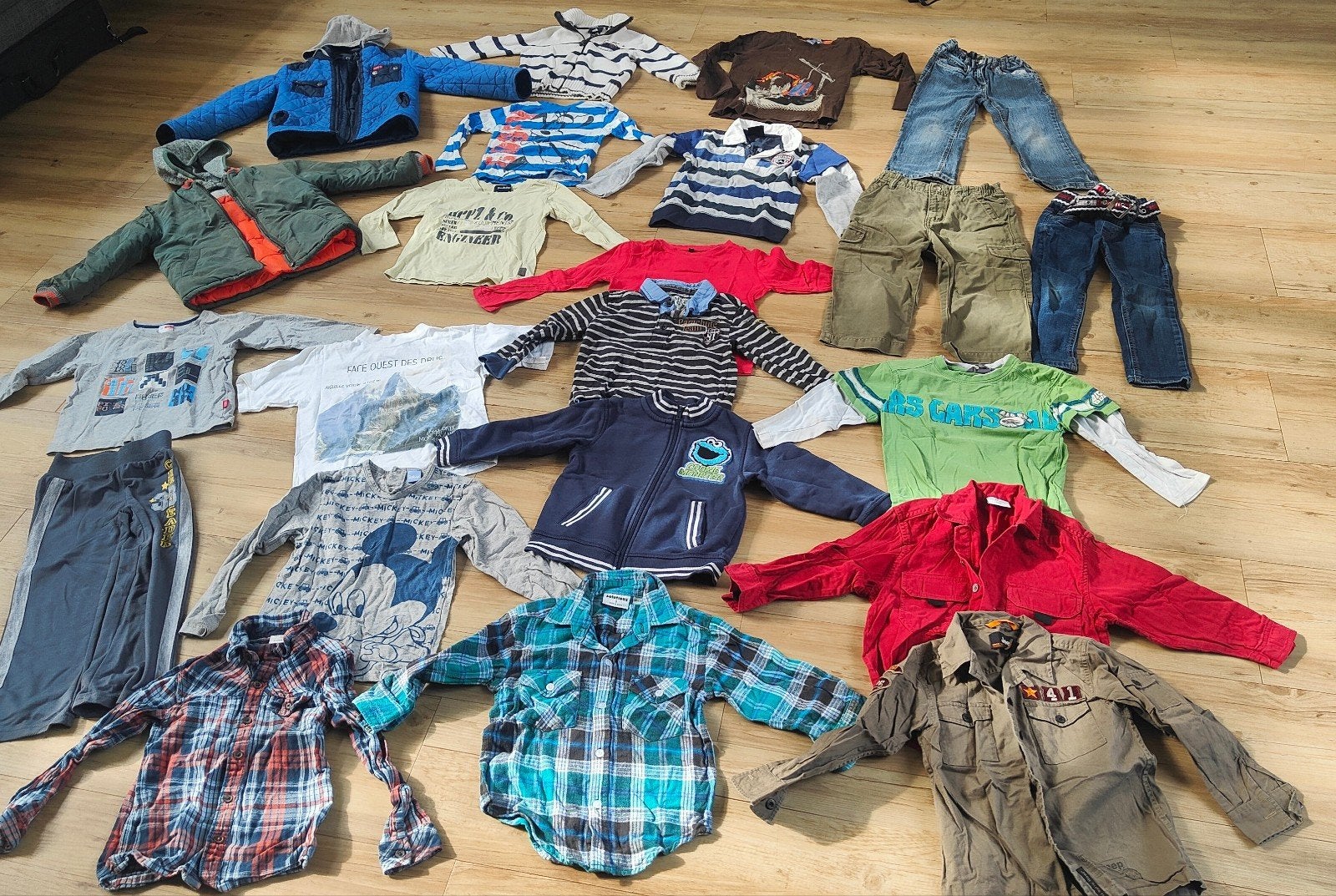 22-delig kledingpakket jongen maat 104 Zara winterjas, Ophalen of Verzenden