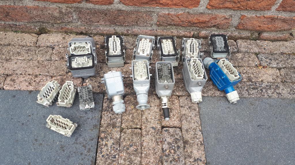 Harting connectors, Ophalen, Gebruikt, Licht