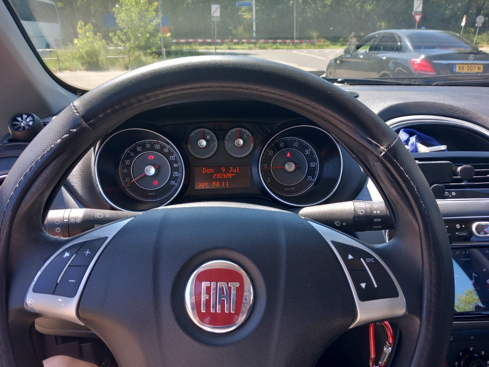 Fiat Punto Evo te koop, Ophalen