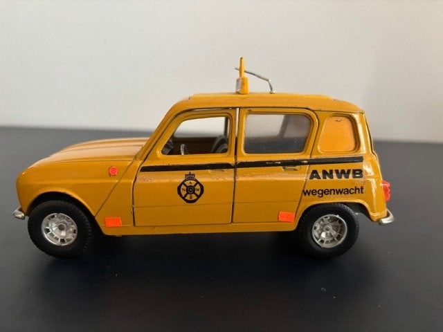 Vintage Bburago Renault 4 ANWB wegenwacht 1:24, Ophalen of Verzenden, Gebruikt, Auto, Bburago