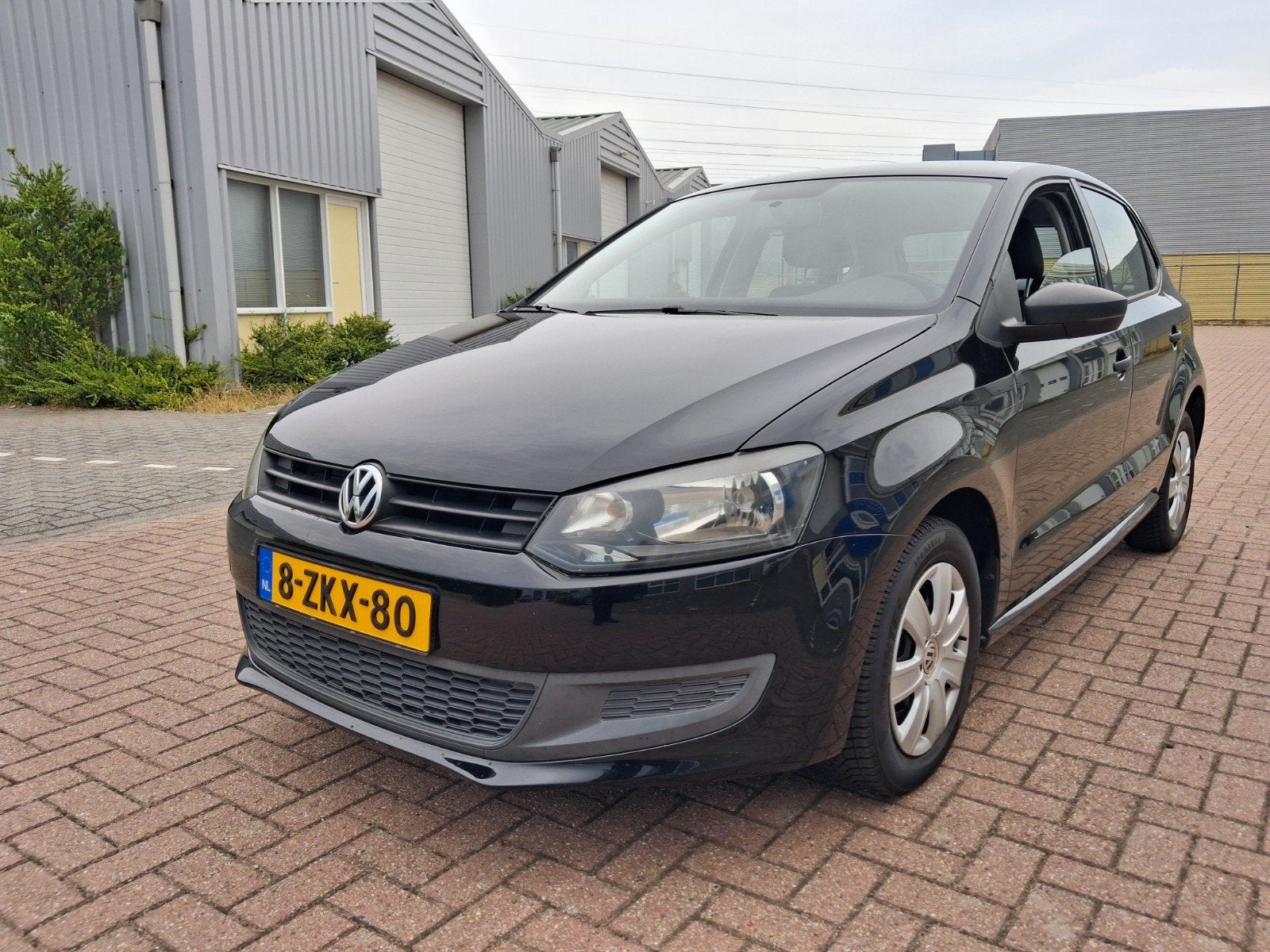 Volkswagen Polo 1.2 6V 44KW 5D My2009 2011 Zwart, Auto's, Voorwielaandrijving, 967 kg, 40 €/maand, 1198 cc