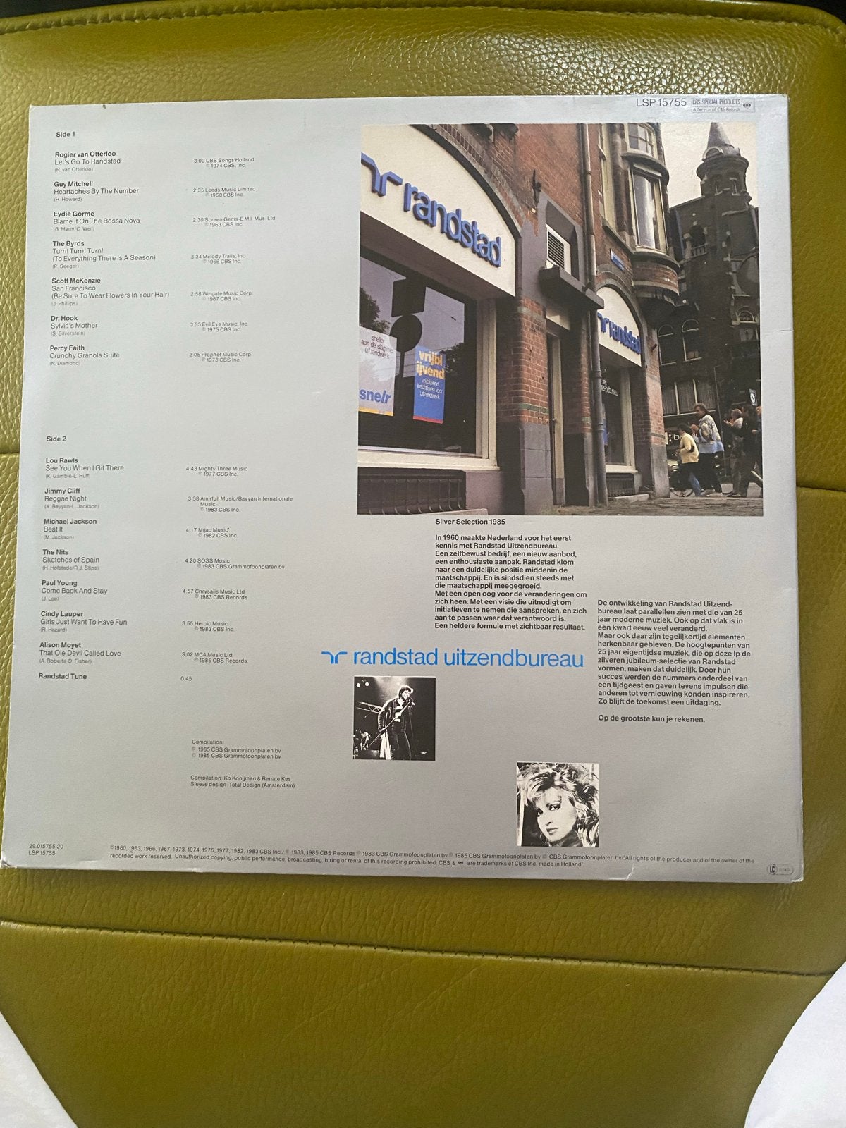Randstad Silver Selection 1985 LP - Diverse Artiesten, Cd's en Dvd's, Gebruikt, Ophalen of Verzenden, Complilatie, 12 inch