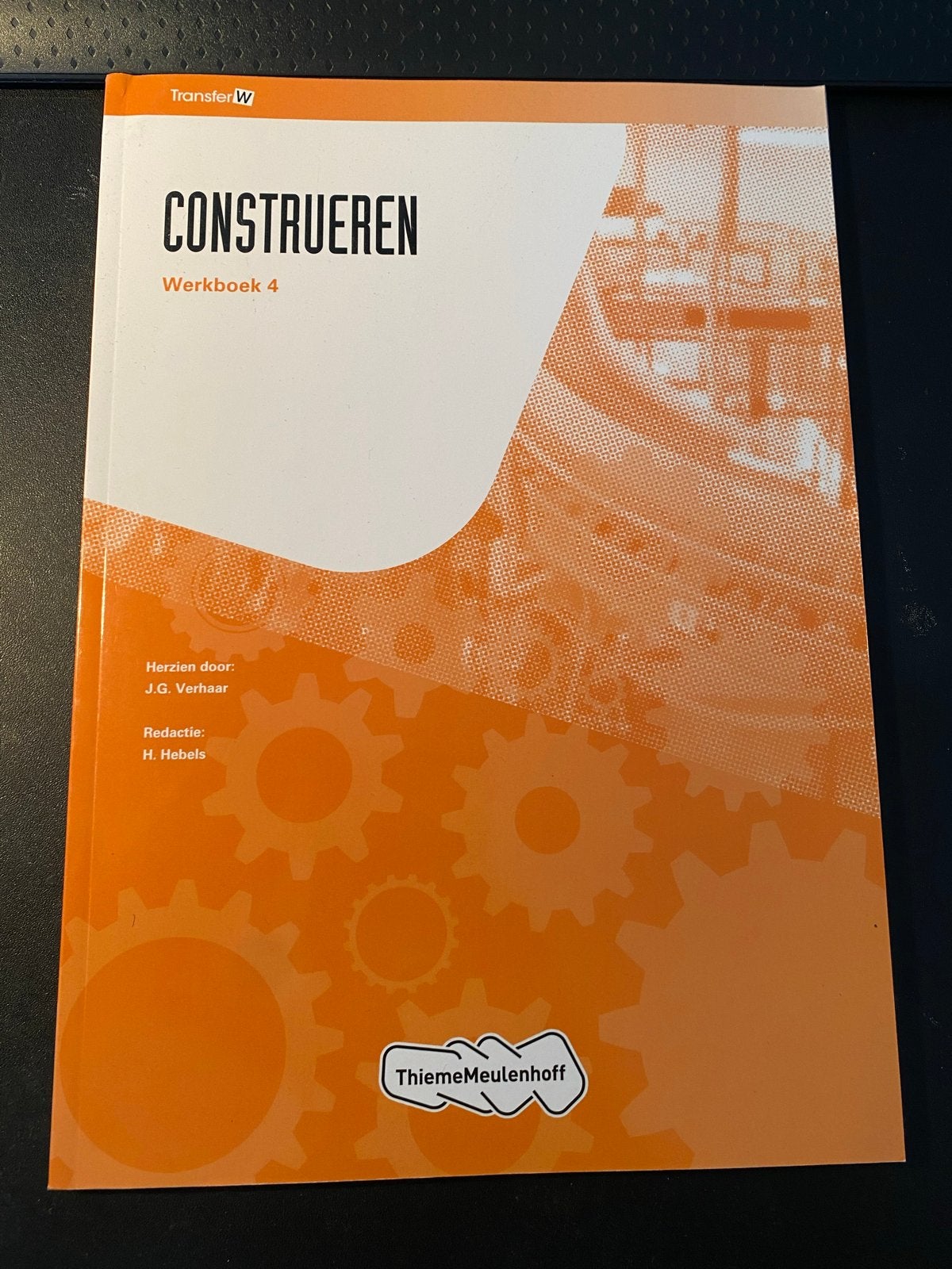 Nieuw niet gebruikt  TransferW Construeren Werkboek 4 - Bouw, Ophalen of Verzenden, Zo goed als nieuw, Bouwkunde