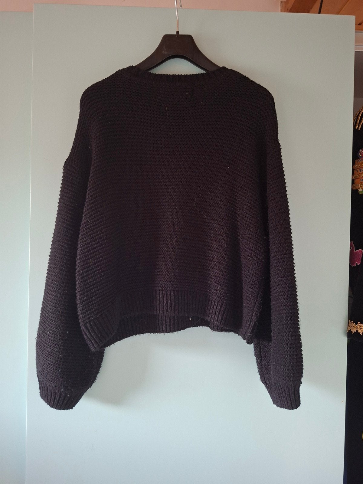 Monki gebreide trui - Maat L, Zwart, Maat 42/44 (L), Ophalen of Verzenden, Monki