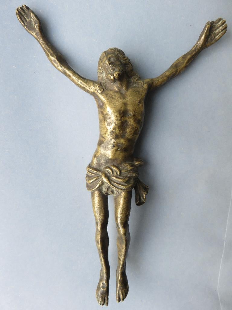 Corpus in brons - 17e eeuw, Ophalen of Verzenden, Brons