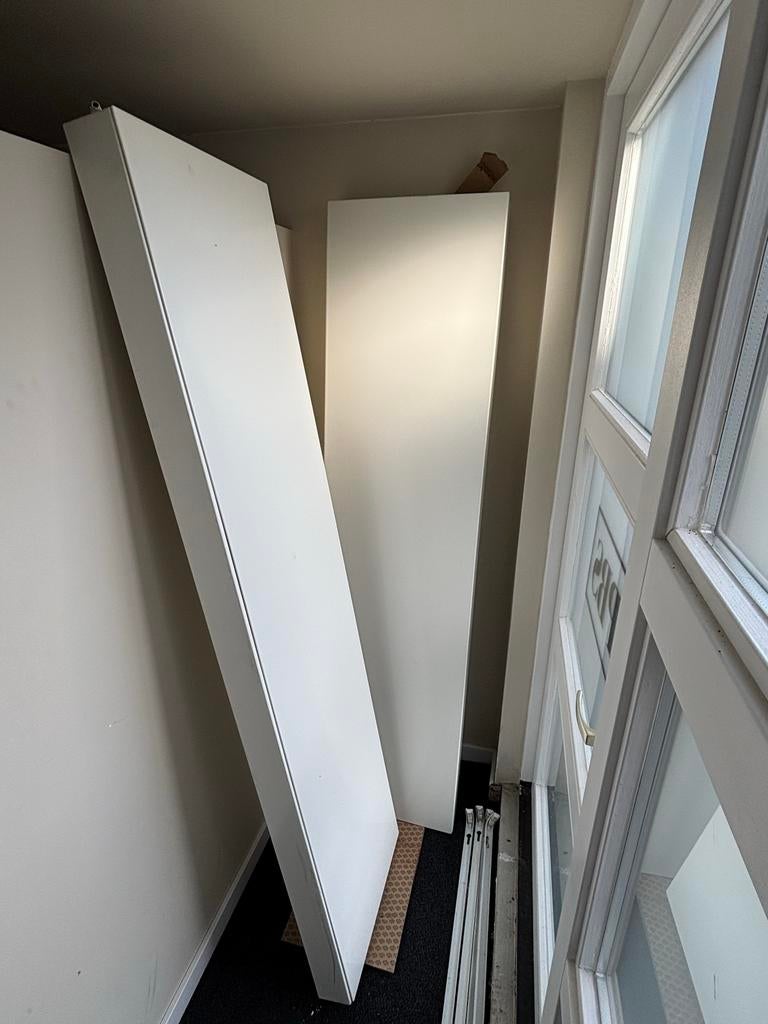 2x Verticale Designradiator T22 – Wit – 200 x 50 cm, Doe-het-zelf en Verbouw, Verwarming en Radiatoren, Ophalen, Gebruikt, Radiator