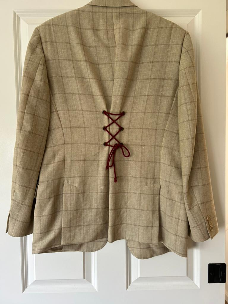 Majé majé beige vintage blazer, Ophalen of Verzenden, Zo goed als nieuw, Beige