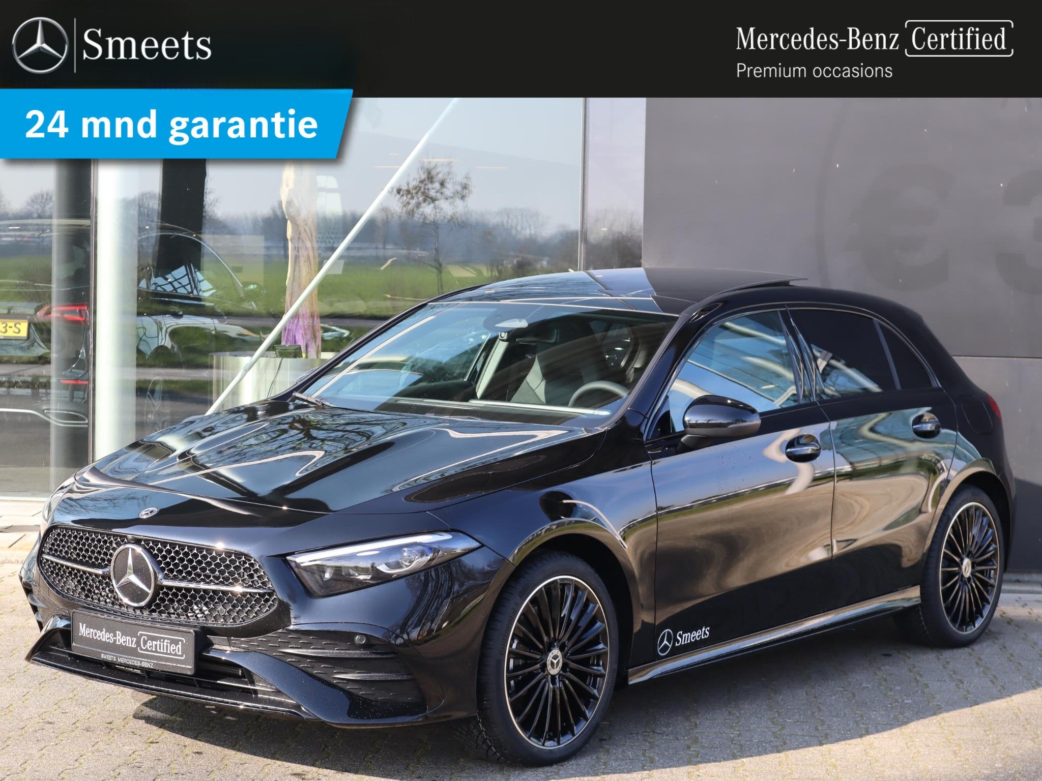 Mercedes-Benz A-klasse 250 e Business Solution AMG, Auto's, Dealer onderhouden, 4 cilinders, Zwart, Bedrijf