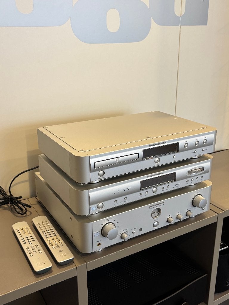 Marantz volledige stereoset zilver, Gebruikt, Losse componenten, Tuner of Radio, Ophalen