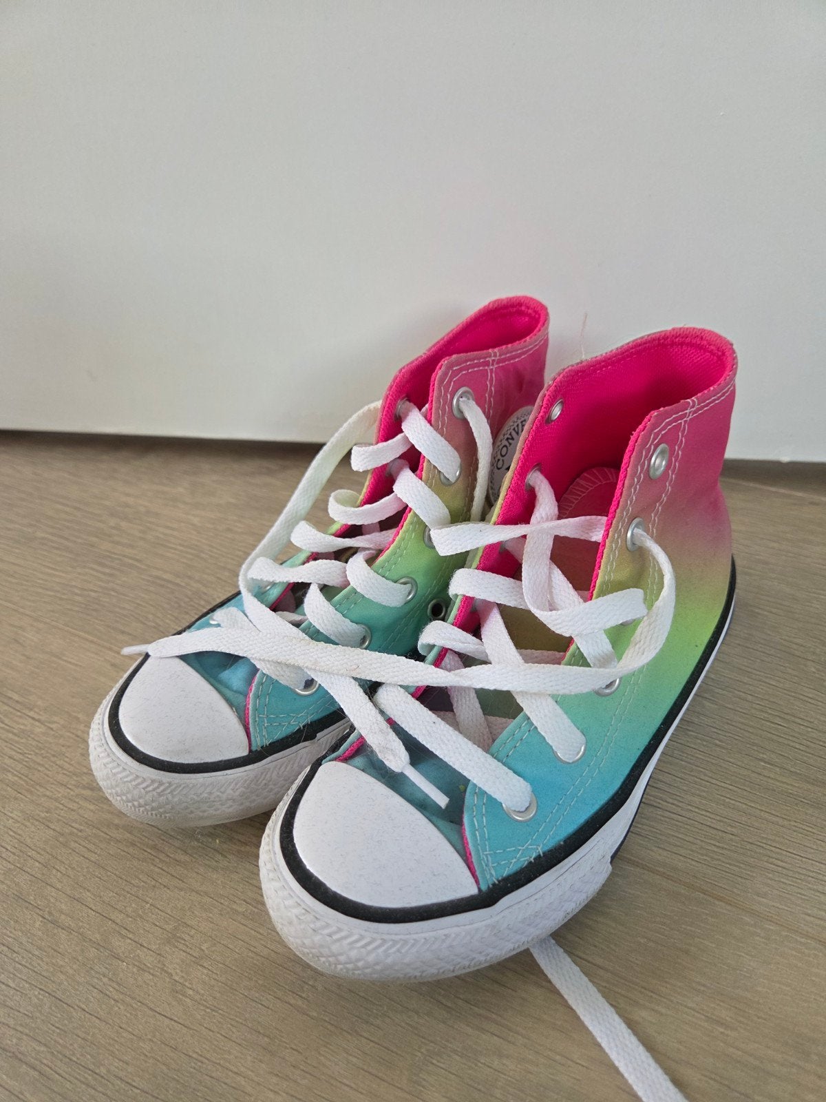 Converse All Star regenboog sneakers maat 28,5, Gebruikt, Converse, Jongen of Meisje, Schoenen