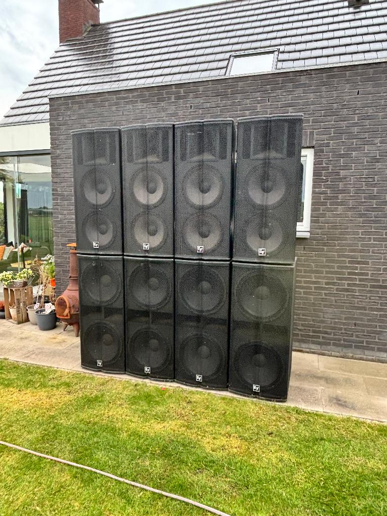 Electro-voice 4x TX2821 en 4x TX2152, Ophalen of Verzenden, Nieuw, 120 watt of meer, Overige merken