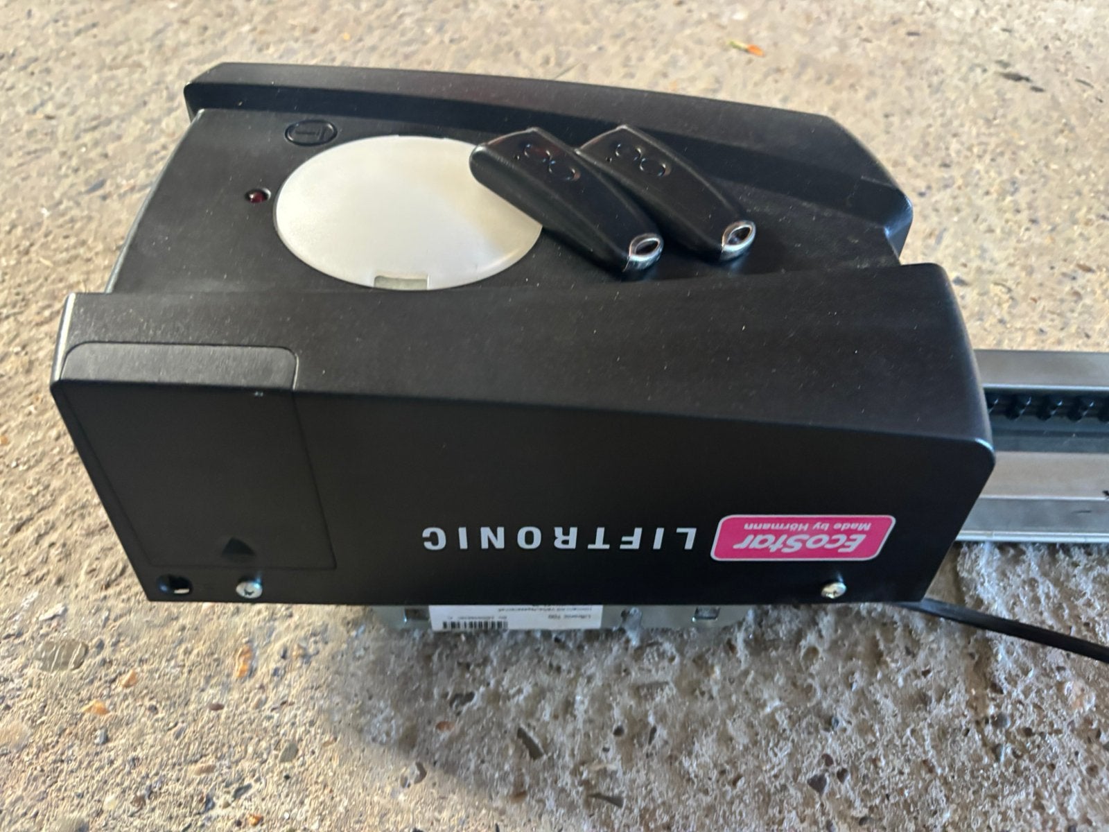 Elektrische garagedeuropener Horman Ecostar liftronic DEFECT, Ophalen, Gebruikt, Garagedeur, 120 cm of meer