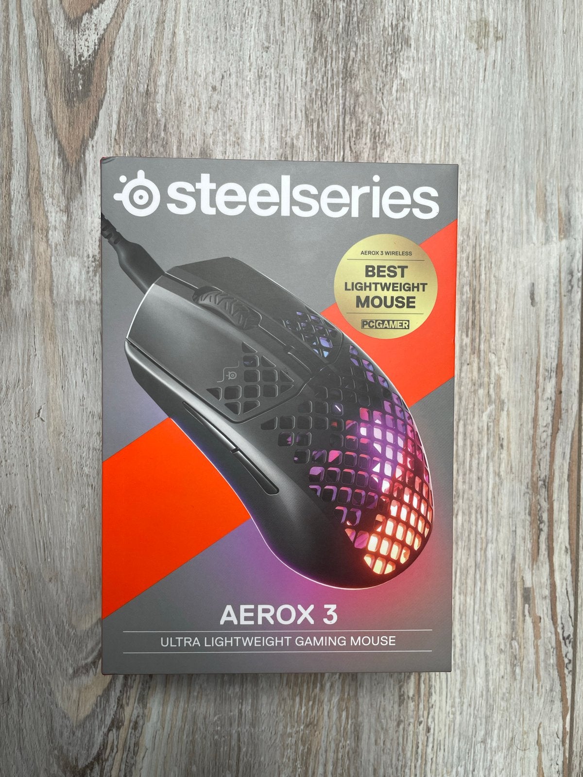 New - SteelSeries Aerox 3 Gaming Mouse - Wireless, Rechtshandig, Muis, Nieuw, Ophalen of Verzenden