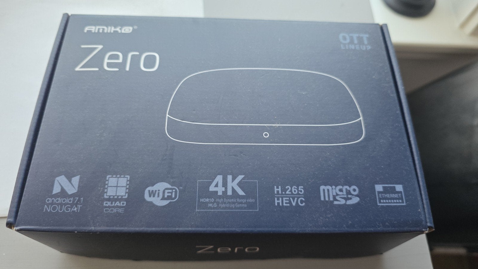 Amiko Zero OTT 4K Android TV Box, Ophalen of Verzenden, Zo goed als nieuw, HDMI, Zonder harde schijf