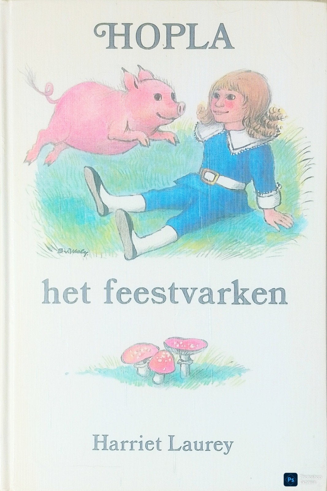 Hopla Het Feestvarken, Boeken, Gelezen, Fictie algemeen, Ophalen of Verzenden, Harriet Laurey.
