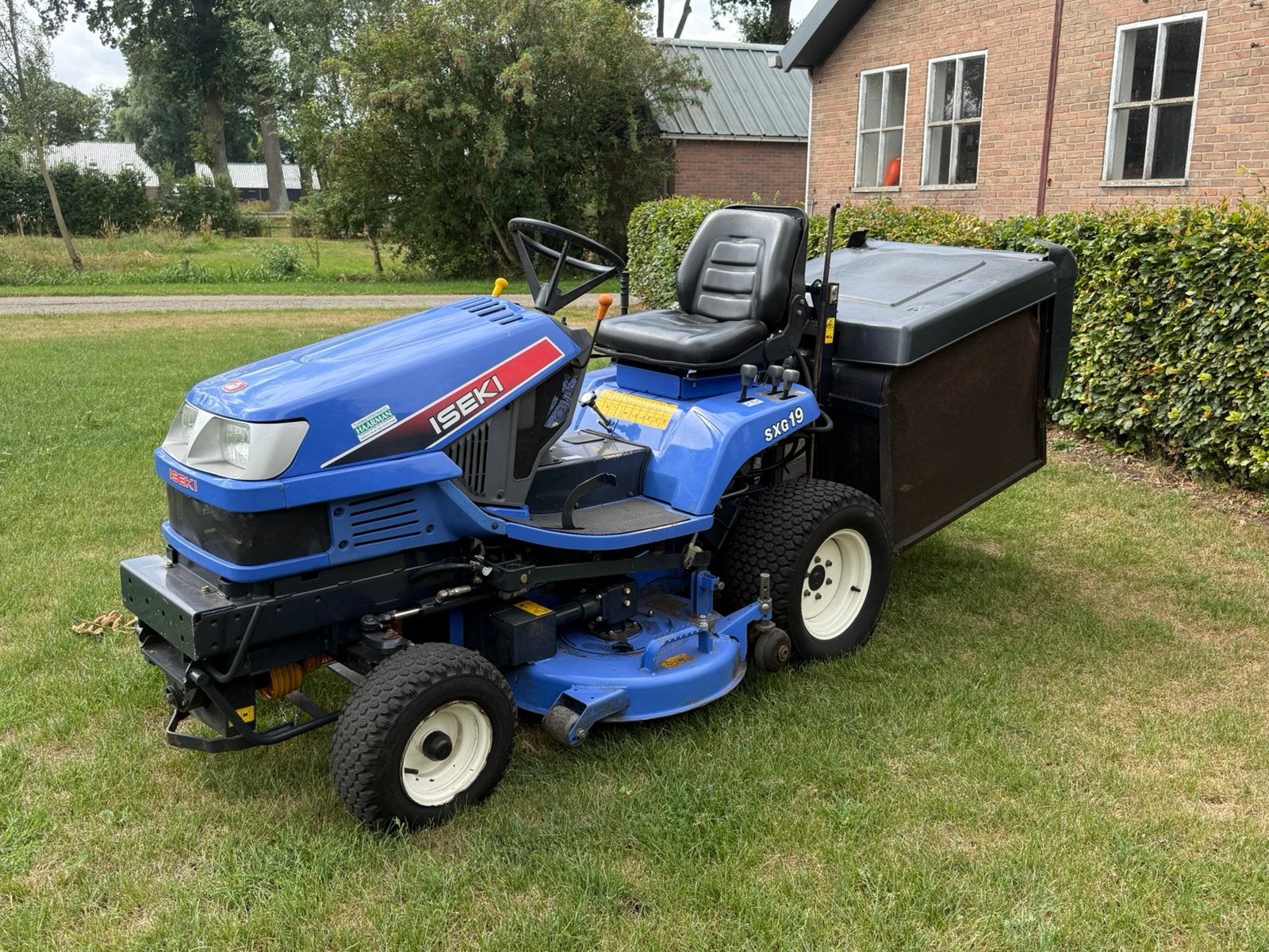 Krachtige Iseki SXG 19 diesel zitmaaier hydrostaat, Tuin en Terras, Zitmaaiers, Ophalen, 120 cm of meer
