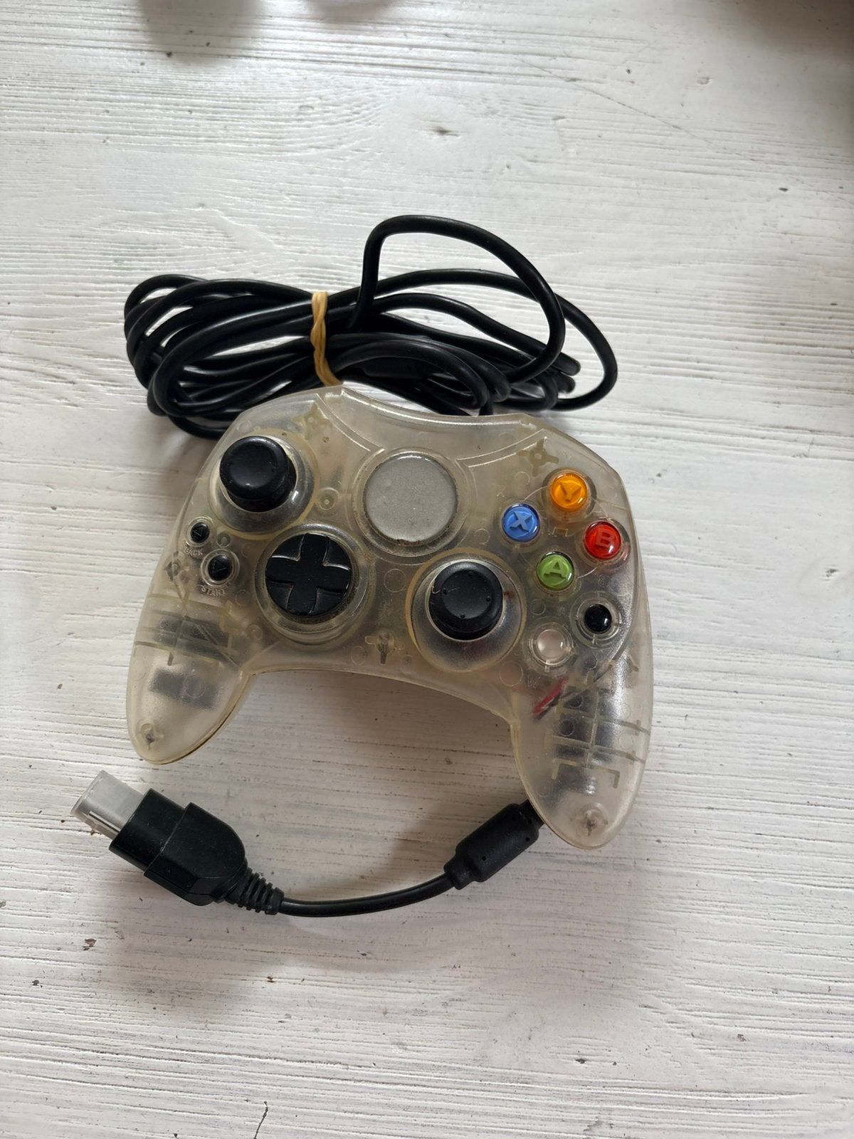 Xbox original controler crystal clear, Spelcomputers en Games, Ophalen, Zo goed als nieuw, Controller, Xbox Original