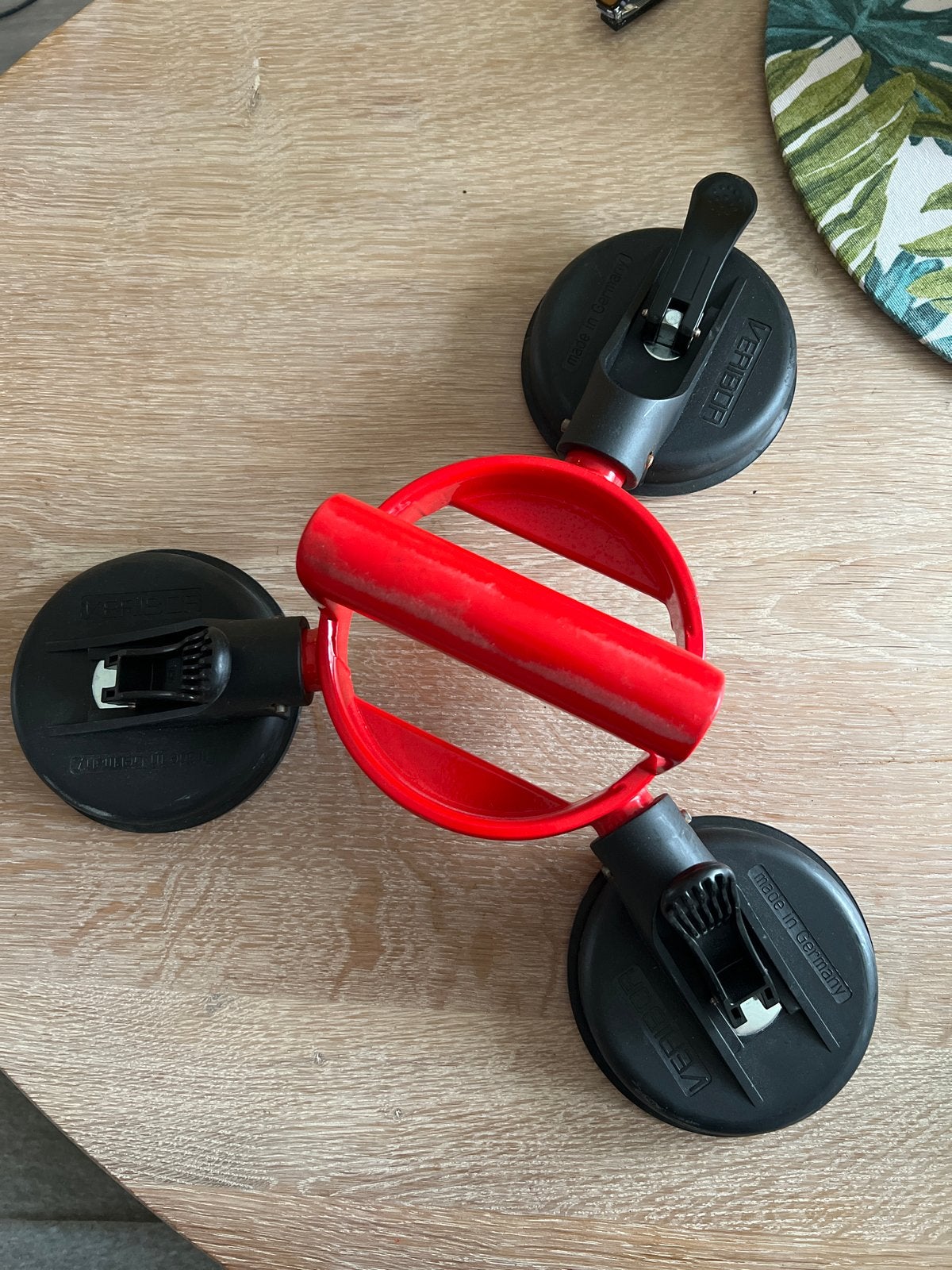 Veribor zuignap drievoudig - Made in Germany, Ophalen of Verzenden, Zo goed als nieuw, Overige typen, Overige merken