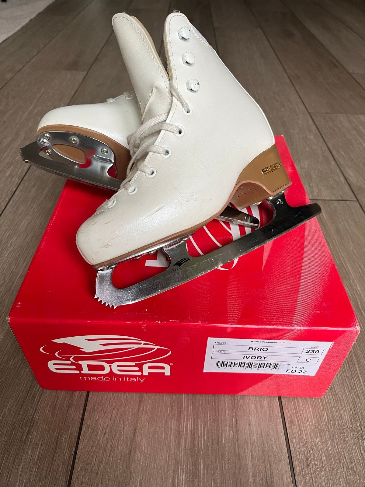 Edea Brio kunstschaatsen - Maat 230 (ongeveer 34,5 / 35), Sport en Fitness, Schaatsen, Ophalen, Gebruikt, Kunstschaatsen, Overige merken