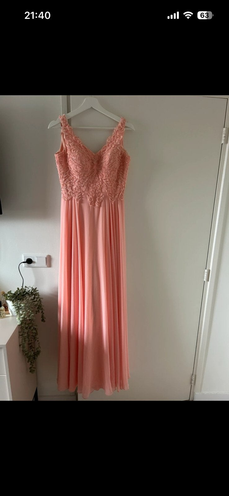 Galajurk Leonessa maat S/M, Kleding | Dames, Galajurk, Blauw, Ophalen of Verzenden, Zo goed als nieuw