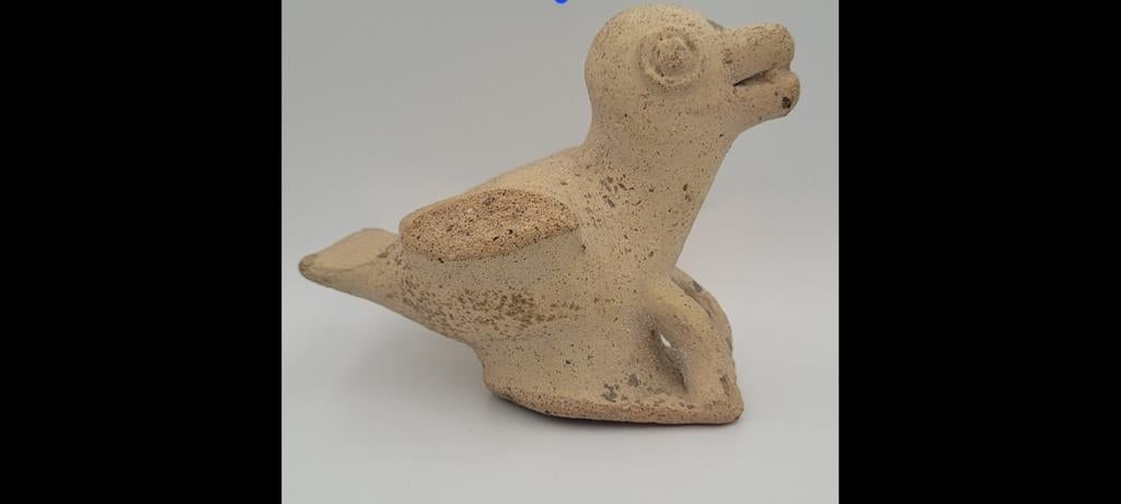 Pre-Columbiaans Terracotta Chancay Vogeltje, Antiek en Kunst, Ophalen
