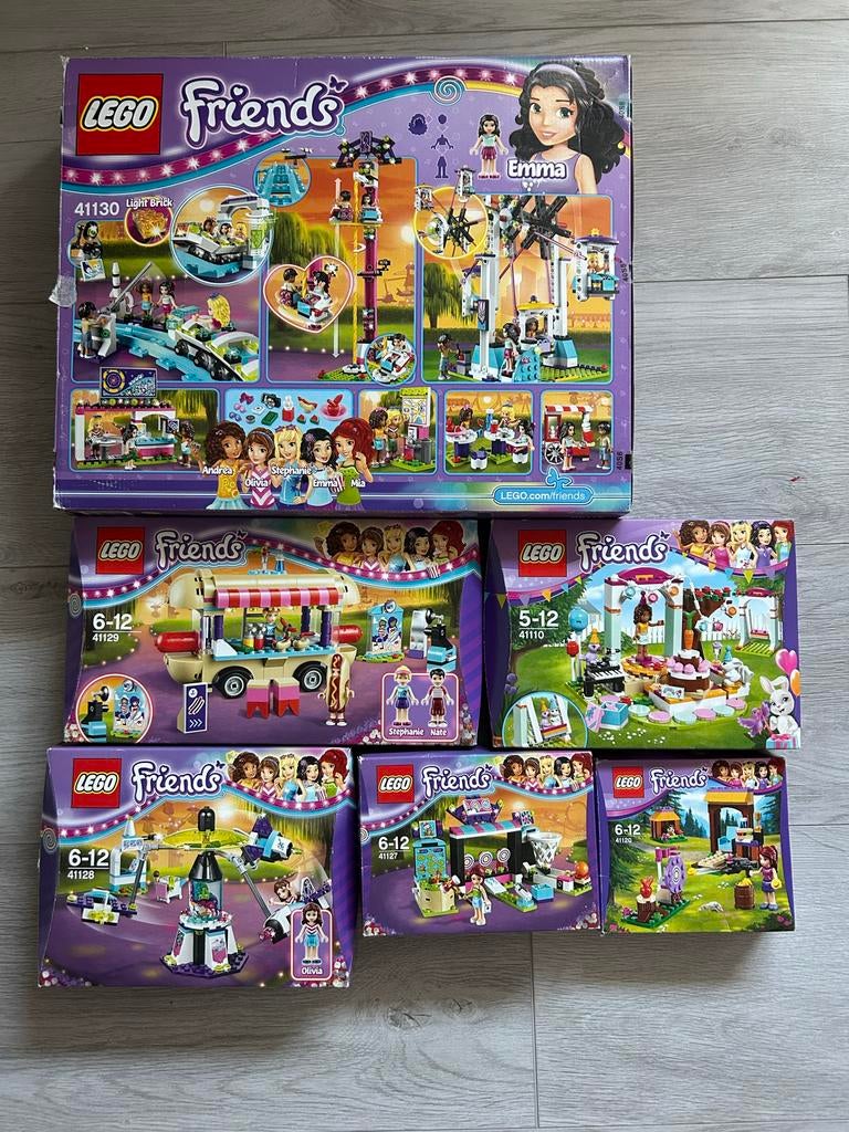 LEGO Friends Grote Collectie: Pretpark, Hotdogkraam & Meer, Ophalen, Gebruikt, Lego, Friends