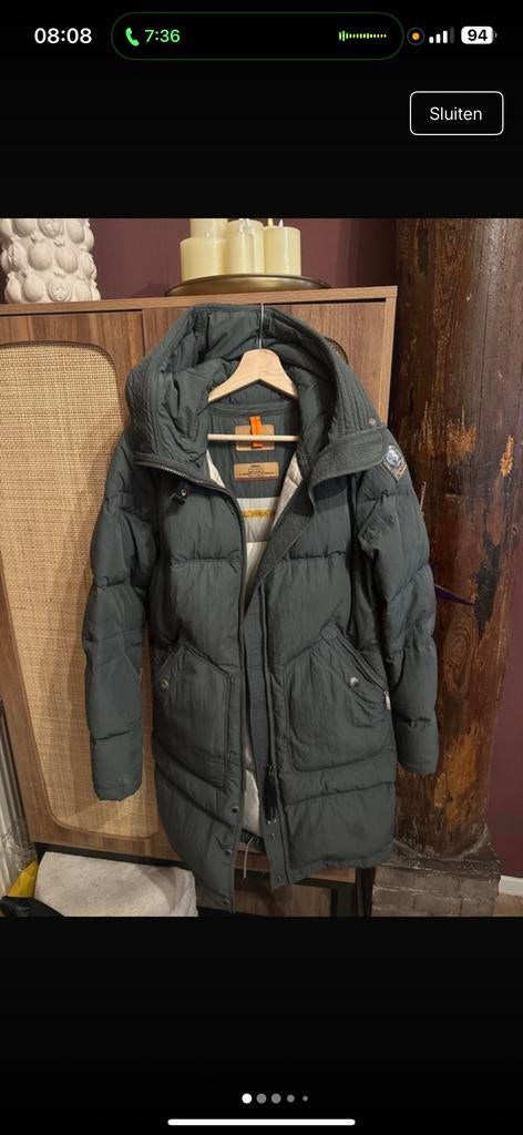 Parajumpers Long Bear donsjas - Maat S, Ophalen of Verzenden, Zo goed als nieuw