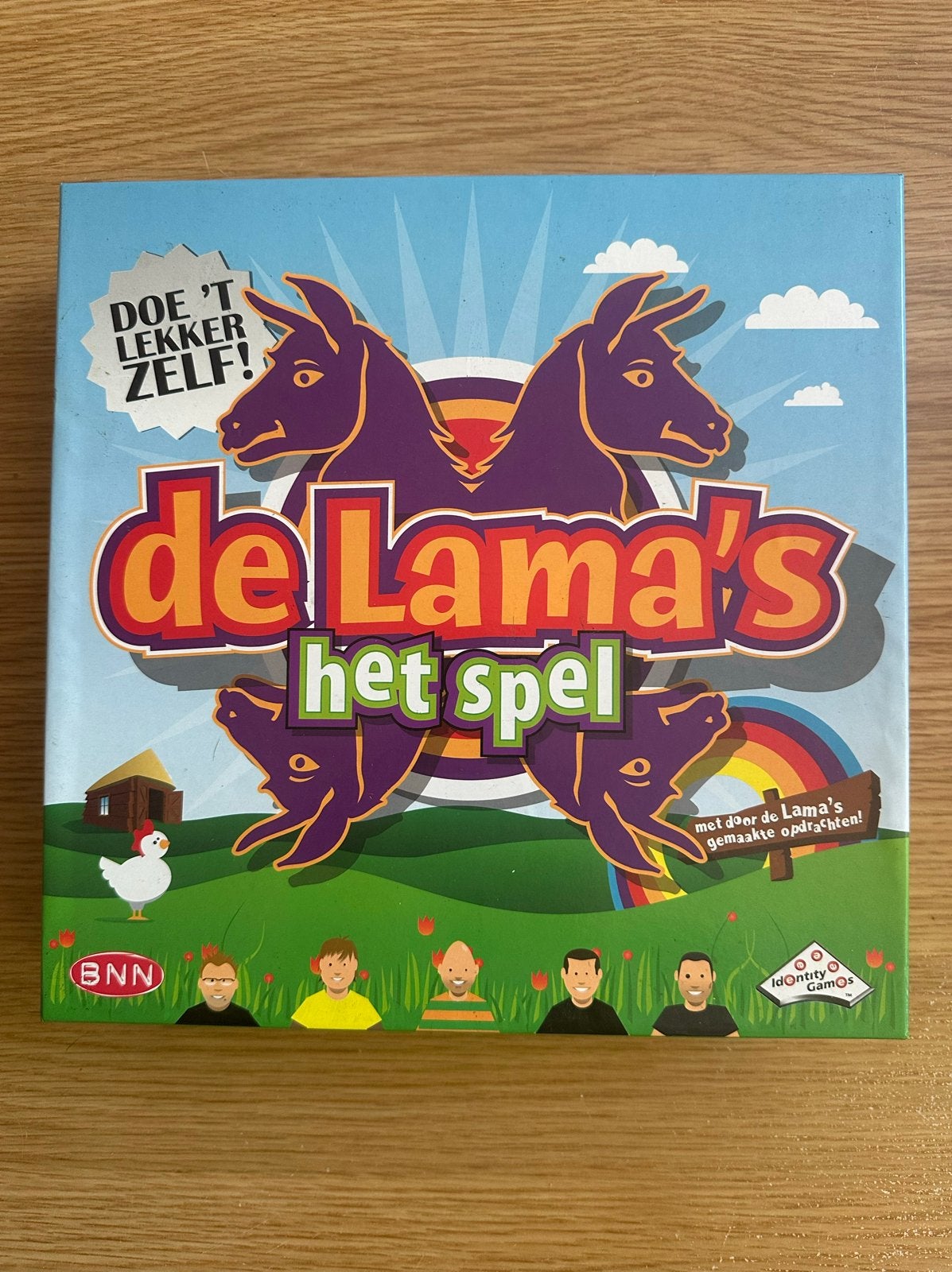 De Lama's Het Spel - Doe 't Lekker Zelf! BNN Identity Games, Hobby en Vrije tijd, Ophalen, Gebruikt
