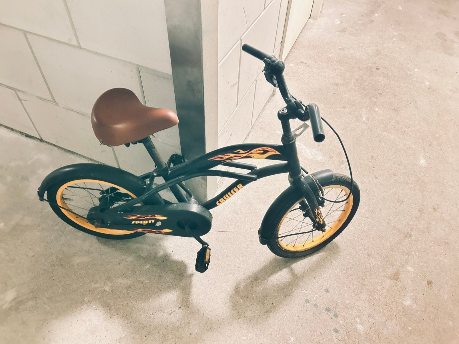 Kinderfietsje 16 inch, Ophalen, Gebruikt, Terugtraprem, 16 tot 20 inch
