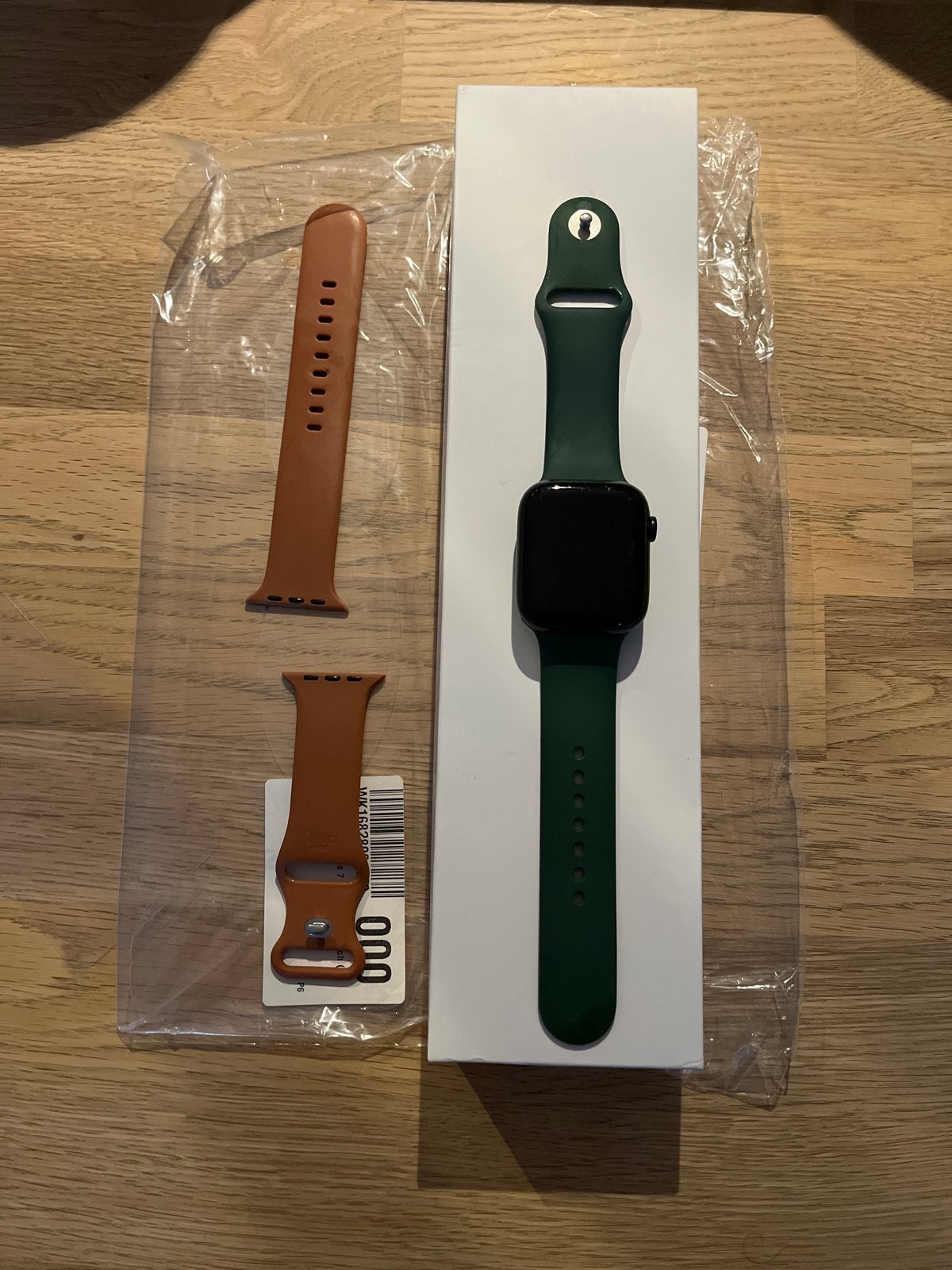 Apple Watch Series 7 45mm Groen Aluminium GPS, Ophalen of Verzenden, Zo goed als nieuw, Groen, IOS