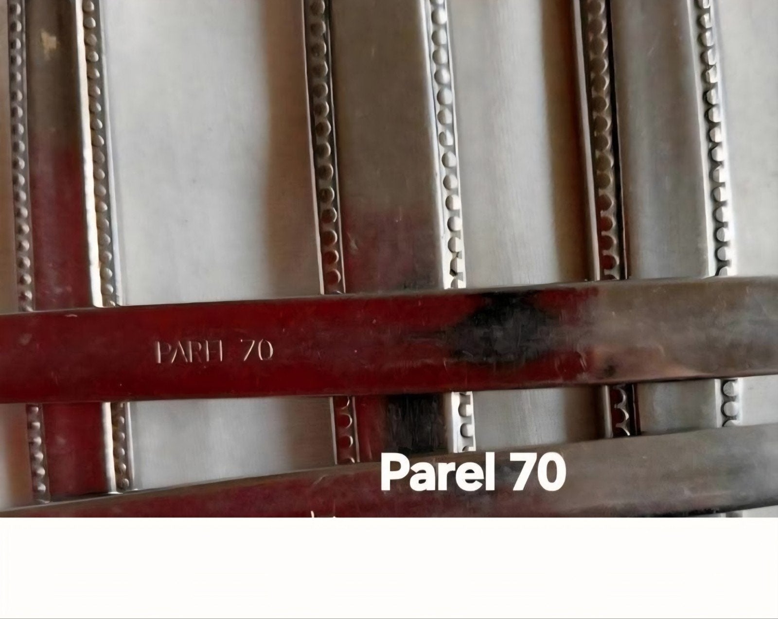 Retro vintage bestek Parel 70 met parelranden, Ophalen of Verzenden