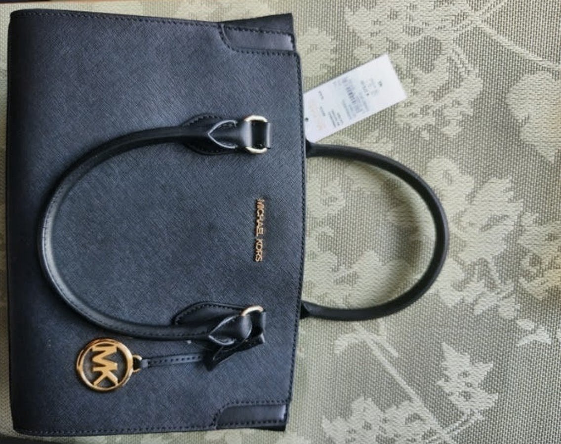 Originele Michael Kors damestas, Ophalen, Nieuw, Zwart, Handtas