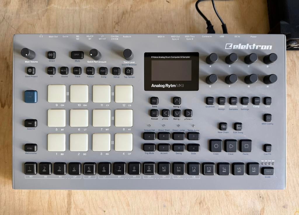 Elektron Analog Rytm MKII – Drumcomputer & Sampler, Ophalen of Verzenden, Zo goed als nieuw, Overige merken