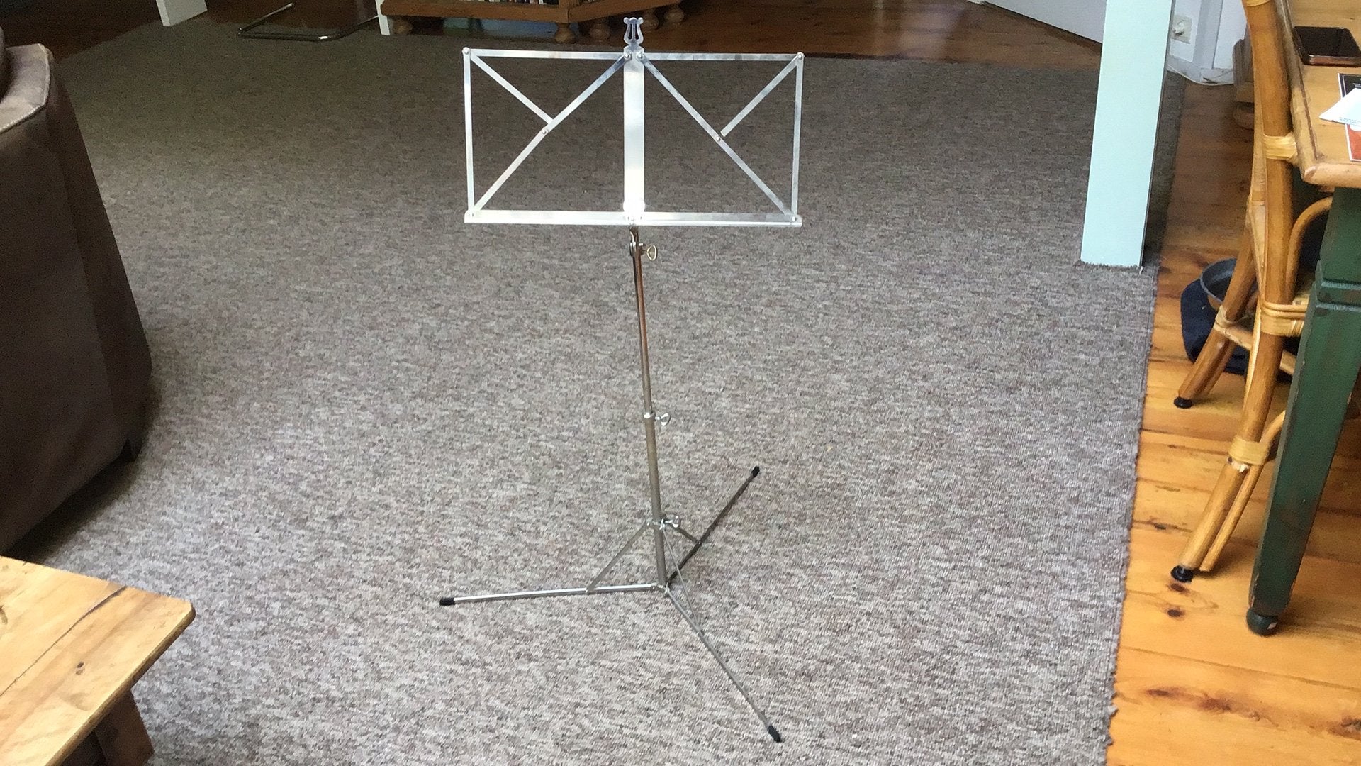 Originele Konig&Meyer Muziekstandaard, inklapbaar, Muziek en Instrumenten, Ophalen of Verzenden, Zo goed als nieuw, Muziekstandaard