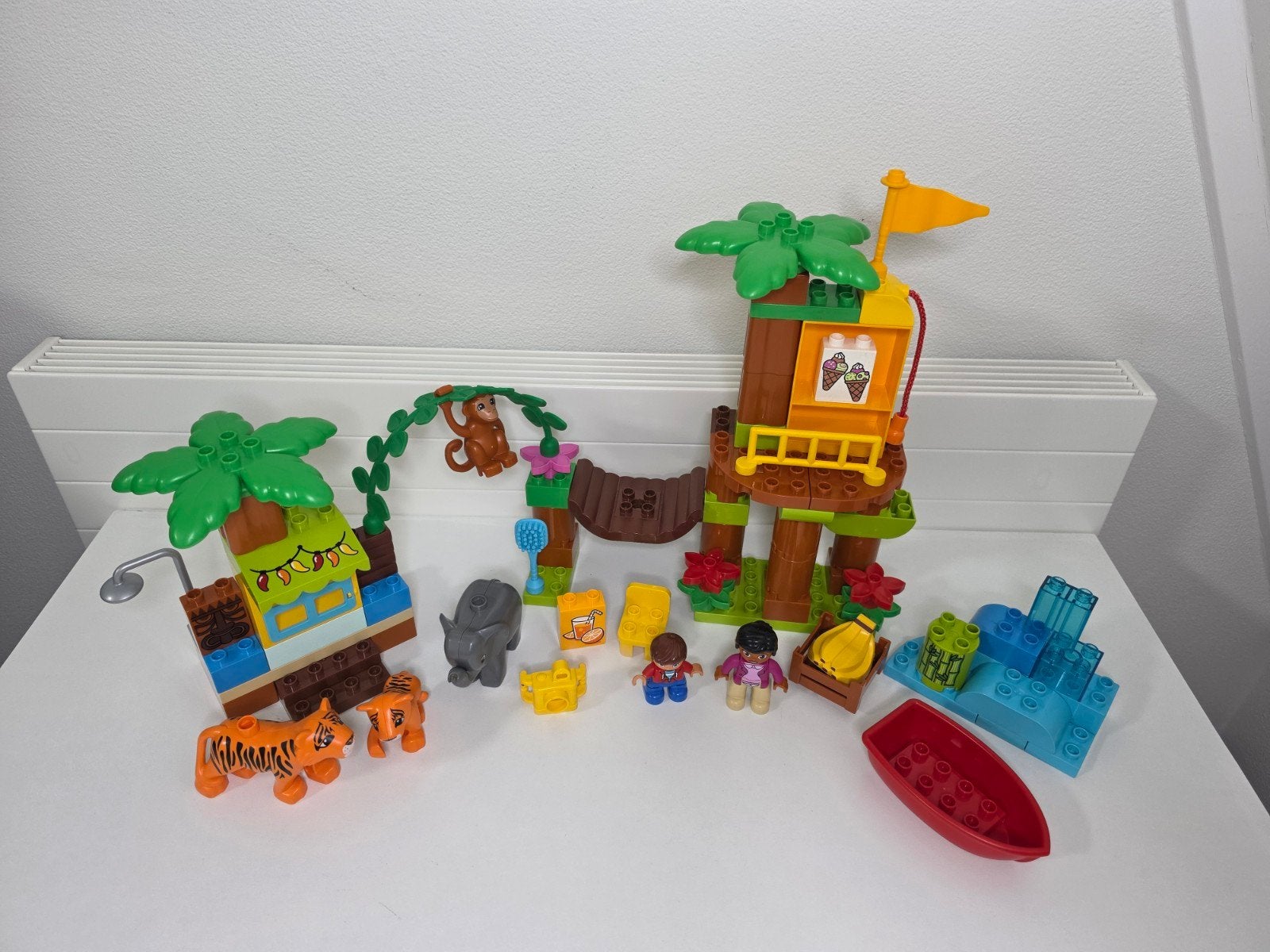 LEGO Duplo Tropisch eiland avontuur, Ophalen of Verzenden, Zo goed als nieuw, Duplo