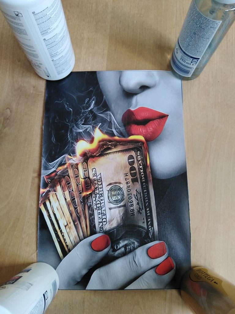 Leuke canvas poster, Huis en Inrichting, Woonaccessoires | Schilderijen, Tekeningen en Foto's, Minder dan 50 cm, Nieuw, Ophalen of Verzenden