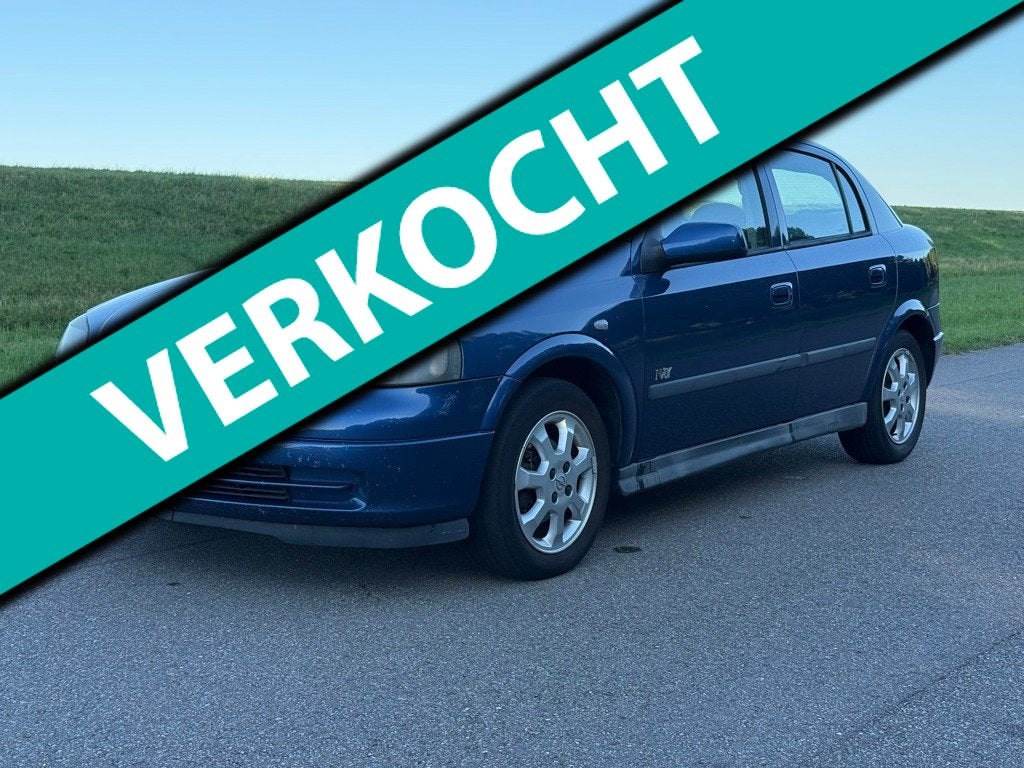 Opel Astra 1.6-16V Njoy |Inruilauto | Zo meenemen, Auto's, Voorwielaandrijving, 101 pk, Gebruikt, 4 cilinders