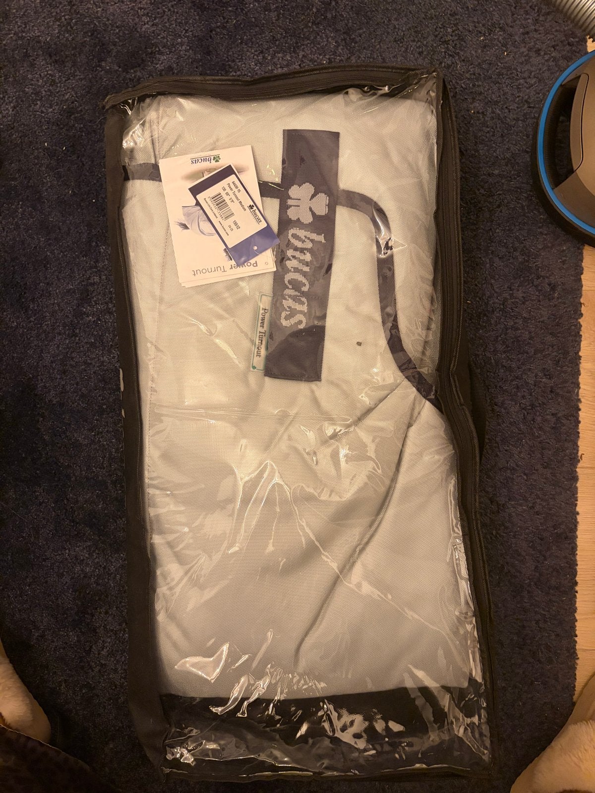 Nieuwe deken Bucas Power Turnout Medium 130/175, Dieren en Toebehoren, Bucas, Nieuw, Ophalen of Verzenden, Nylon