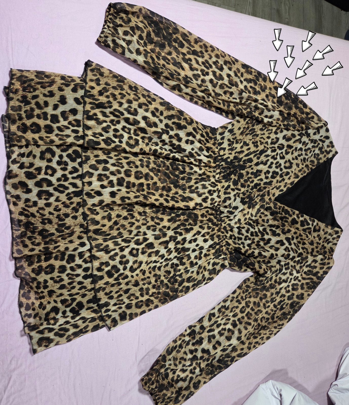 Leopard print jurkje New Yorker M/L, Meerkleurig, New Yorker, Zo goed als nieuw, Boven de knie