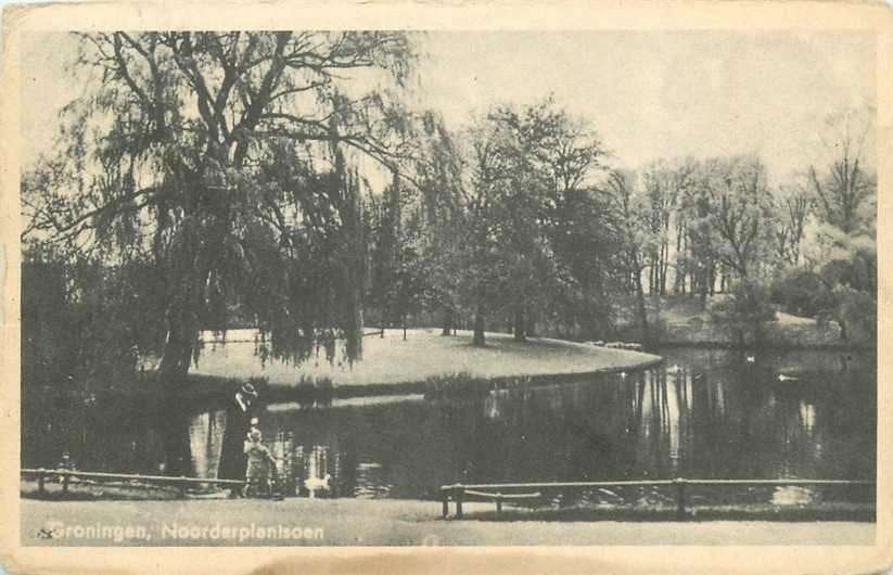 377-666-011 Groningen Noorderplantsoen, Verzenden, Voor 1920, Groningen