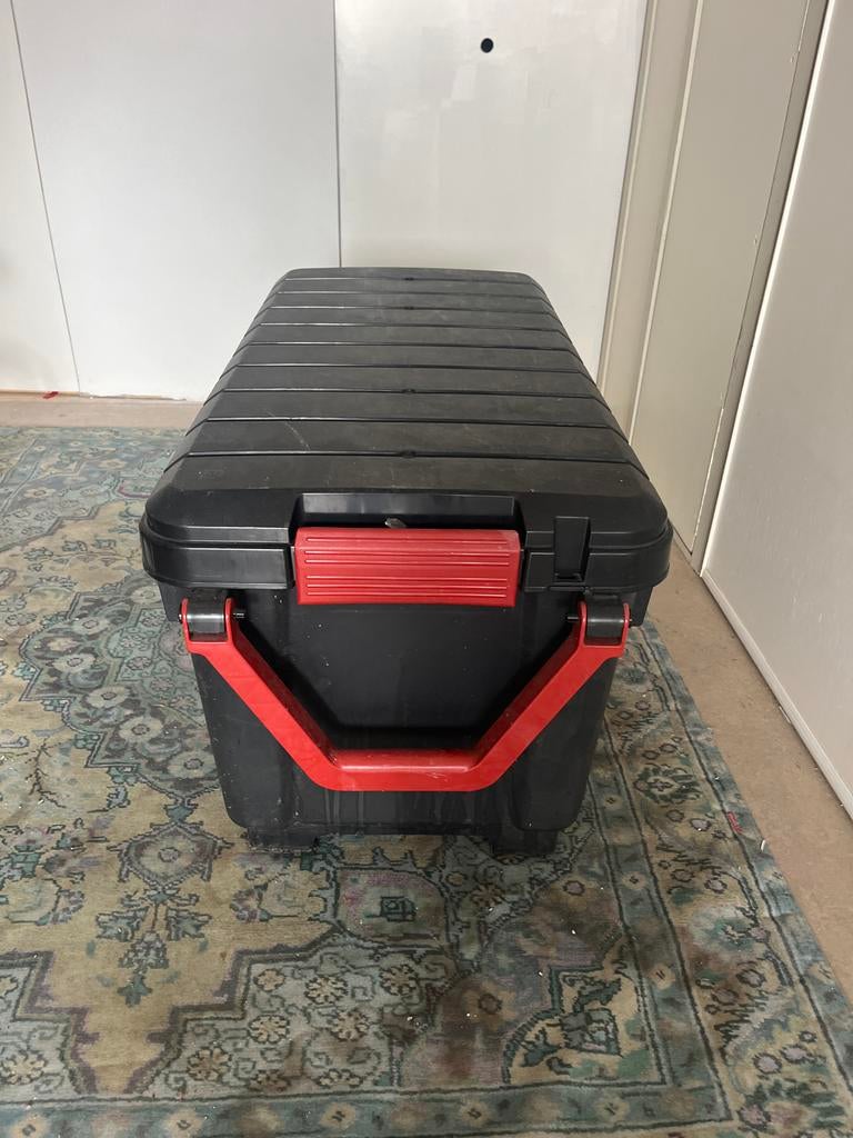 Opbergbox 170 liter met wielen  - Binnen/buiten te gebruiken, Ophalen of Verzenden, Gebruikt