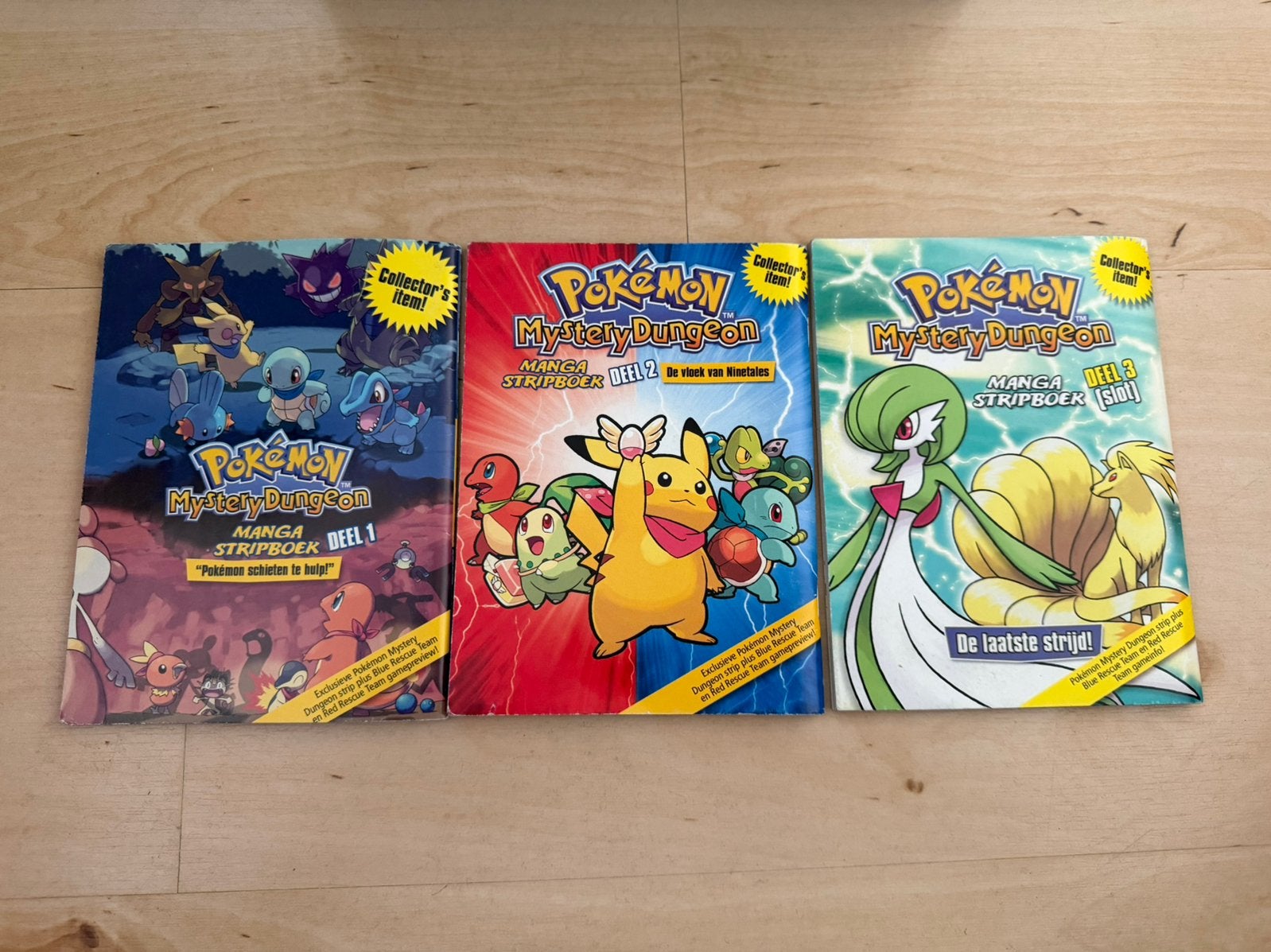 Pokemon Manga Stripboek 3 delen ( collectors item), Complete serie of reeks, Ophalen of Verzenden, Zo goed als nieuw