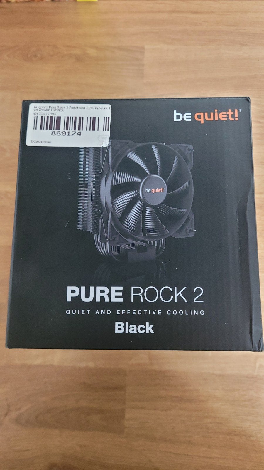 Be Quiet Pure Rock 2 CPU Koeler - Zwart, Computers en Software, Computerkoelers, Nieuw, Luchtkoeling, Ophalen of Verzenden
