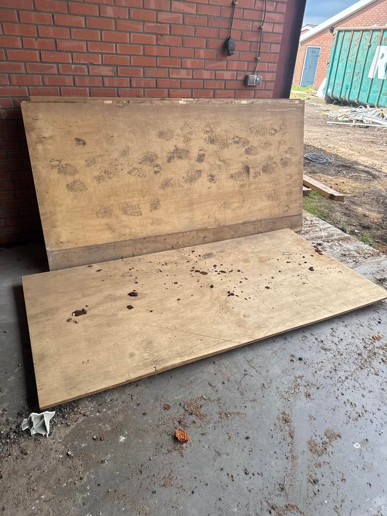 Gebruikte Underlayment Platen 18mm - Veer en Groef, Ophalen, Gebruikt, Minder dan 25 mm, Overige typen