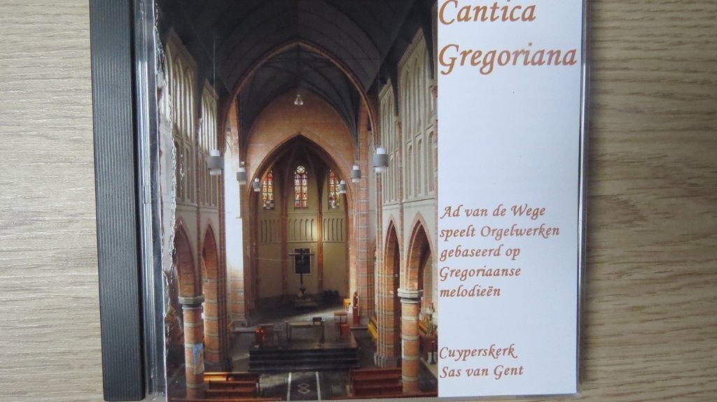 Cd orgel: Cantica Gregoriana, Ad van de Wege, Sas van Gent, Ophalen of Verzenden, Classicisme, Zo goed als nieuw, Kamermuziek