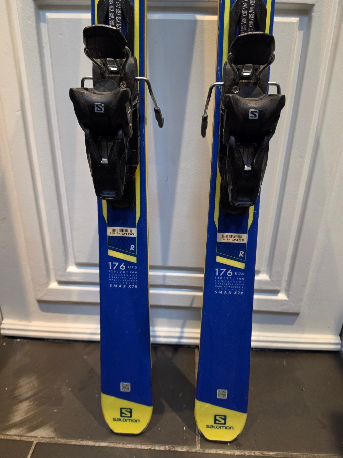 176cm SALOMON S MAX X7 ALL ROUND CARVE SKIS, 160 tot 180 cm, Zo goed als nieuw, Carve, Skiën